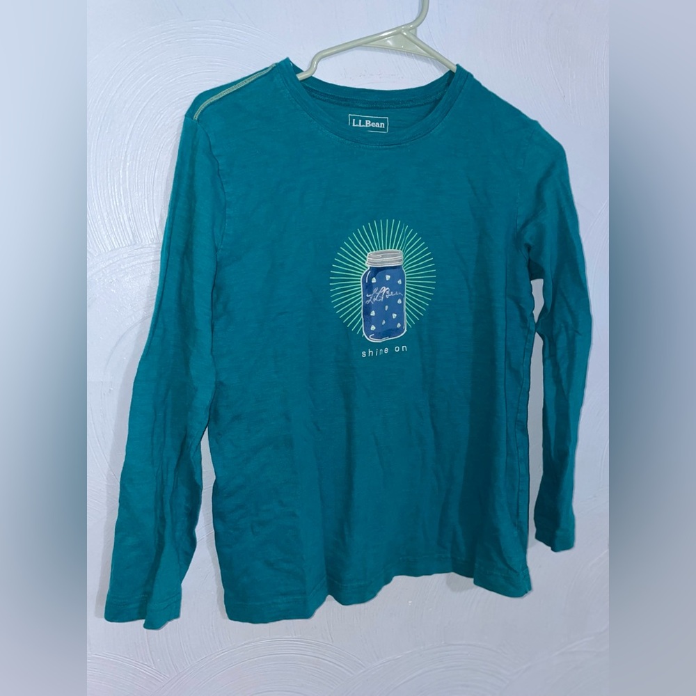 Girl’s Large(12-14) L.L.Bean Long Sleeve Graphic Tee